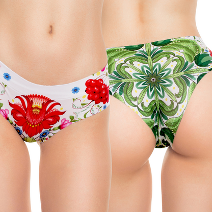 Memème Women’s Ultra-Comfortable UKRAINIAN - Malva - Panties | Breathable Cotton Crotch, Stretchy Fit, No Elastic Bands