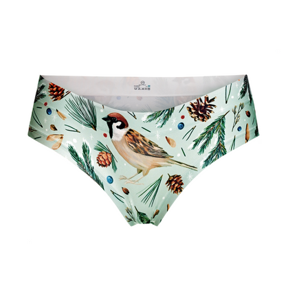 Memème Women’s Ultra-Comfortable WINTER FAIRYTALE - Sparrow - Panties | Breathable Cotton Crotch, Stretchy Fit