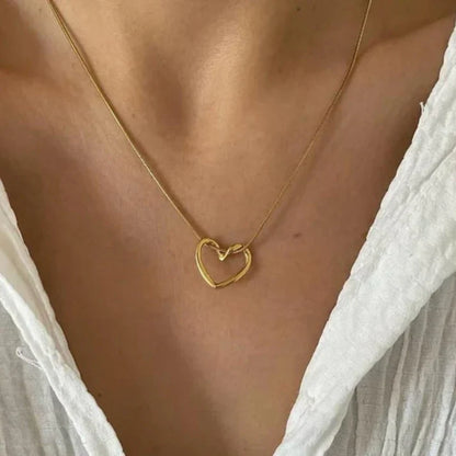 Heart Pendant Necklace - Elegant Love Gift Jewelry