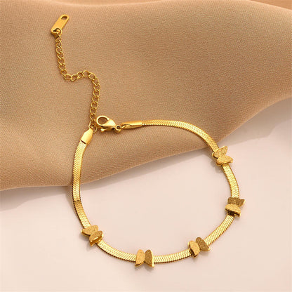 Elegant Butterfly Charm Bracelet